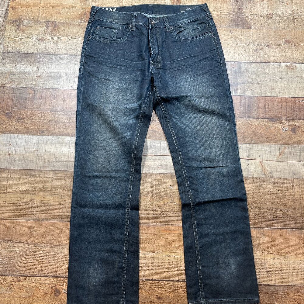Buffalo David Bitton Blue/Black Six Basic Slim St… - image 1